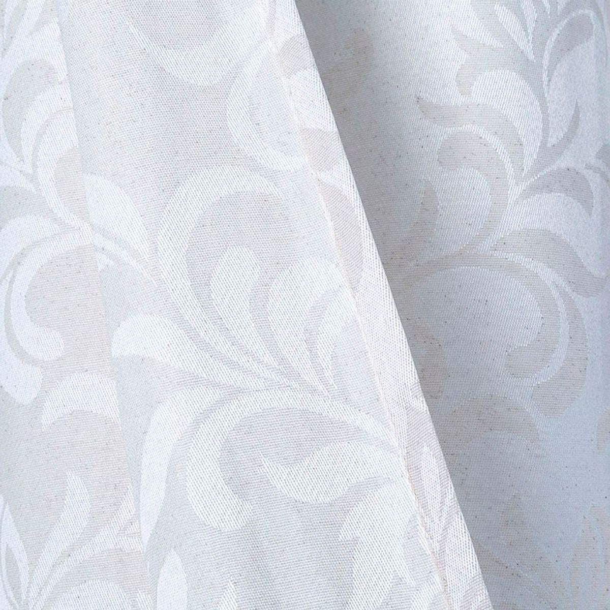 Cortina 180x260cm Jacquard Floryl Marfim Branyl, marca Branyl - Foto 2