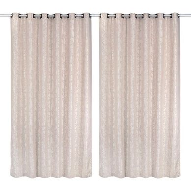 Cortina Jacq Savage Floryl 2,50X3,00 Bege