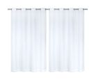 Cortina 180x280cm Rustica com Forro Branco Branyl