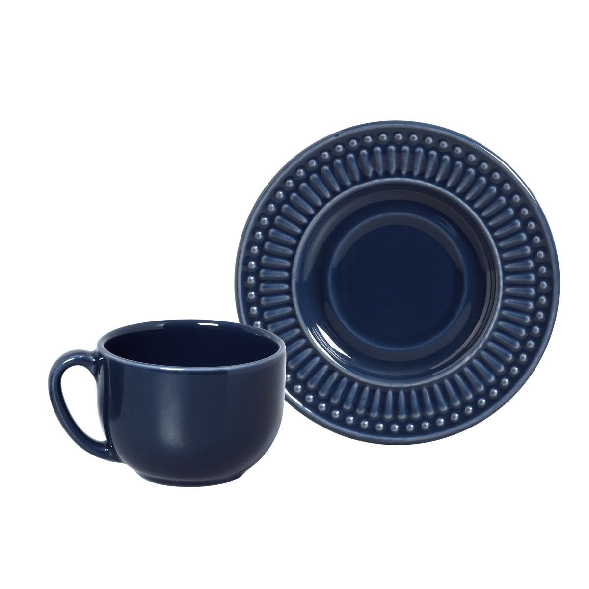 Xícara Chá Roma 161ml Deep Blue Porto Brasil, marca Porto Brasil - Foto Principal
