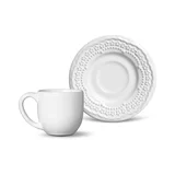 Xícara Café Madeleine 72ml Branco Porto Brasil