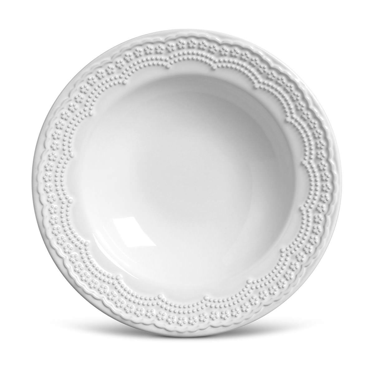 Prato Fundo Madeleine 22cm Branco Porto Brasil, marca Porto Brasil - Foto Principal