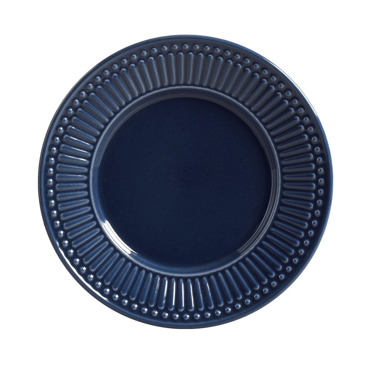 Prato de Sobremesa Roma Deep Blue 20,5cm Porto Brasil, marca Porto Brasil - Foto Principal