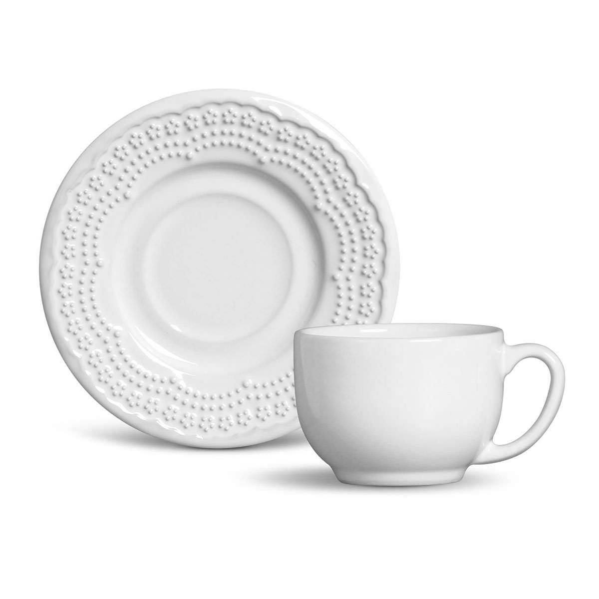 Xícara Chá Madeleine 161ml Branco Porto Brasil, marca Porto Brasil - Foto Principal