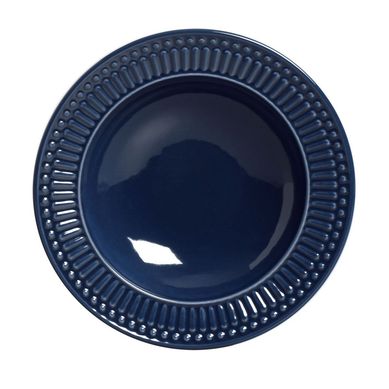 Prato Fundo Roma Deep Blue 22cm Porto Brasil