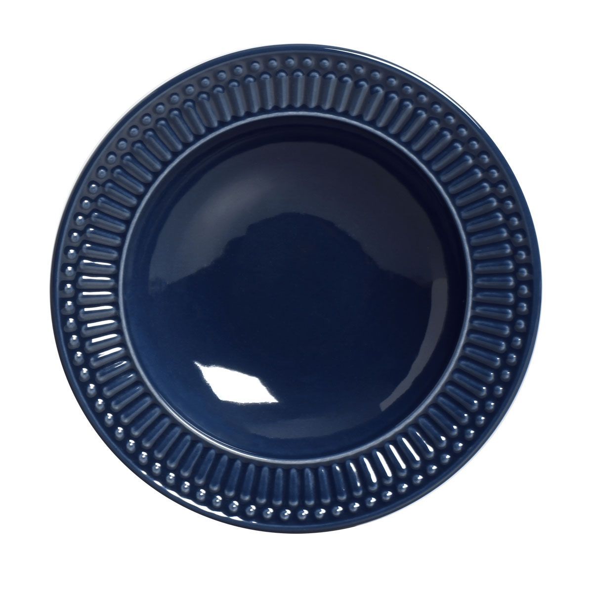 Prato Fundo Roma Deep Blue 22cm Porto Brasil, marca Porto Brasil - Foto Principal