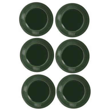 Kit com 6 Pratos Rasos Roma Botanico
