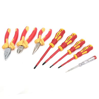 Conjunto Eletricista Alicate e Chave de Fenda 8 Peas Redline