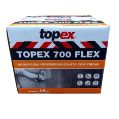 Argamassa Polimérica Flexível 700 Caixa 18 kg Topex