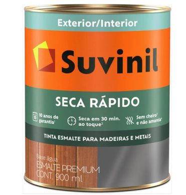 Tinta Esmalte Sinttico Acetinado Premium para Madeiras e Metais Branco 900ml