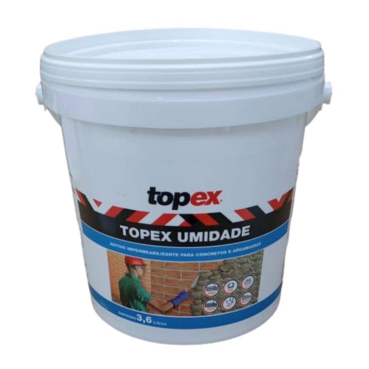 Aditivo Impermeabilizante Umidade Galão 3,6 Litros Topex, marca Topex - Foto Principal