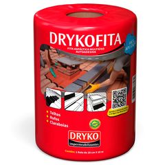 Fita Asfáltica Alumínio Multiuso Autoadesiva Drykofita 20cmx10m Dryko