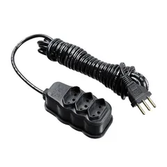 Extensao Multipla Cabo Pp 3X0,75 - 5 Metros - 10 Amperes