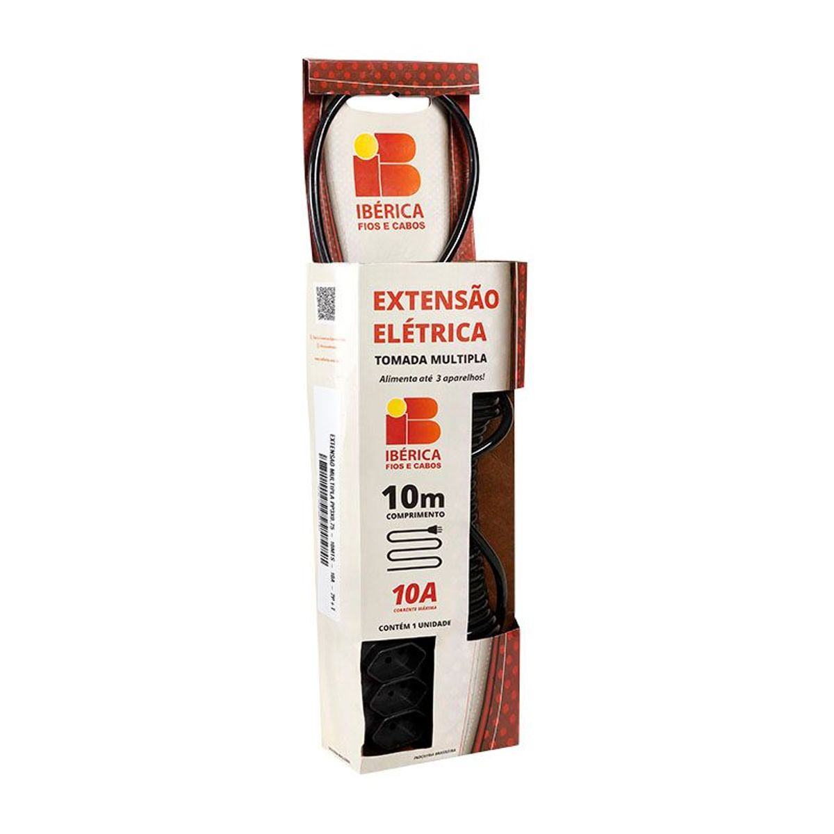 Extensao Multipla Cabo Pp 3X0,75 - 10 Metros - 10 Amperes, marca Iberica Fios E Cabos - Foto 2