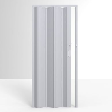 Porta Sanfonada Std 210X85cm Cinza Liso Permatti