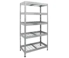 Estante de Metal com 5 Prateleiras Cinza 180x90x45cm 1500kg Fisxer