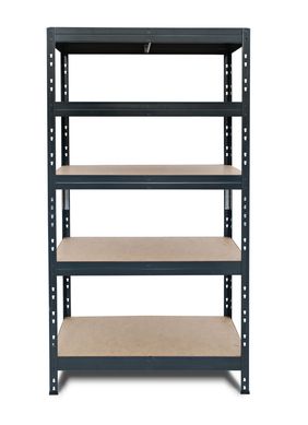 Estante Rivet 90x40cm com 5 Prateleiras de Metal Just Home Collection