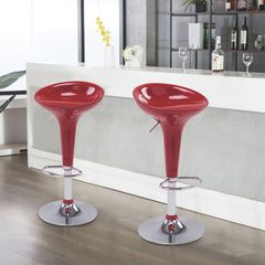 Banqueta Bar Tulipa Vermelha