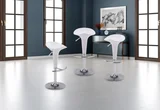 Conjunto de Banquetas Bar Ondas Branco