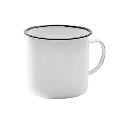 Caneca Esmaltada Tradicional 8cm Branco