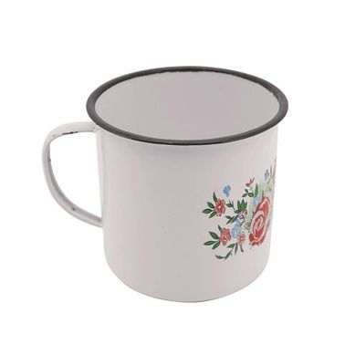 Caneca Esmaltada Estampada 8cm