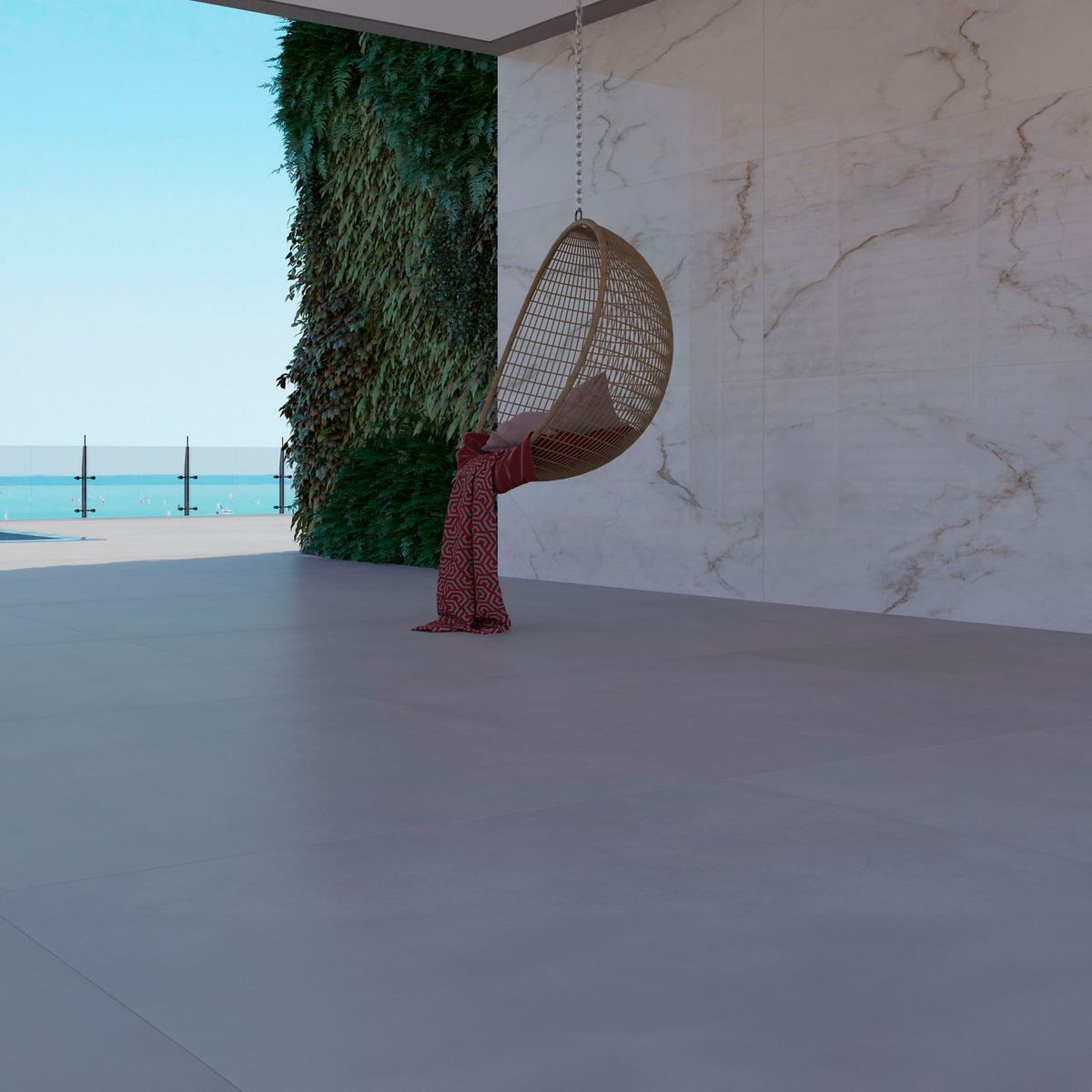 Porcelanato Munari Cimento Externo 120X120 Cx1,44 Eliane, marca Eliane - Foto Principal