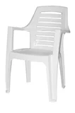 Cadeira Plástica Marbella 91x55cm Branca Gardenlife