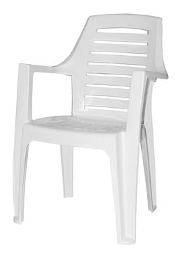 Cadeira Plstica Marbella 91x55cm Branca Gardenlife