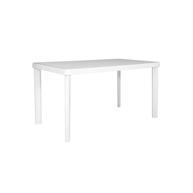 Mesa Plstica Retangular Bali 75x119x70cm Branca Garden Life