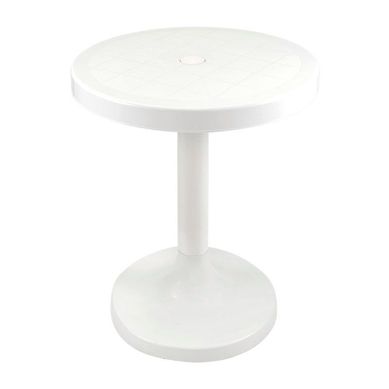 Mesa Plstica Redonda Paran 60cm Branca Gardenlife
