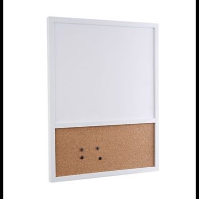 Quadro com Cortia Branco e Marrom 40x50cm Just Home Collection