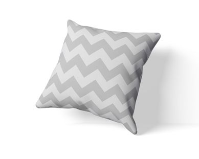 Almofada Veludo Infantil Bolas 42x42 cm Cinza