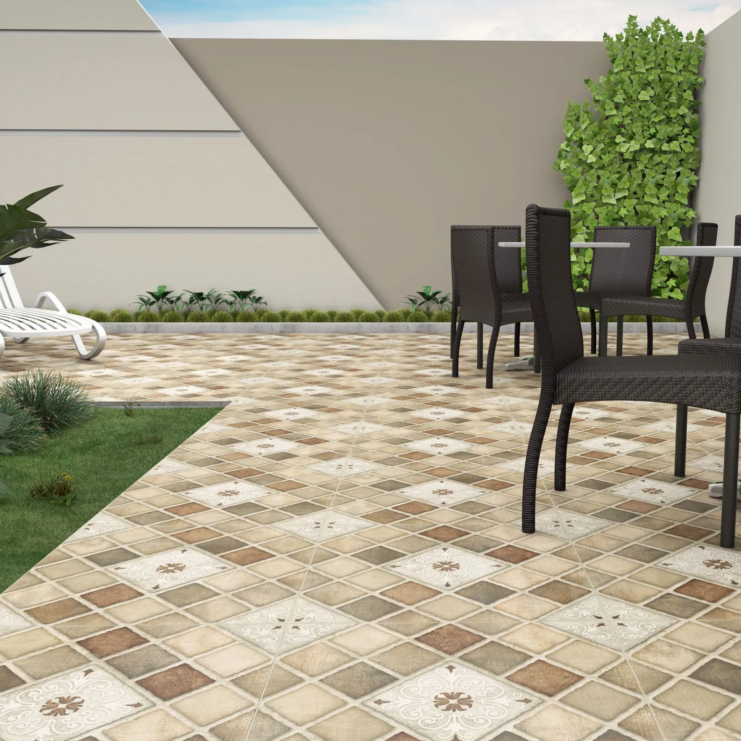 Piso Esmaltado 57cm x 57cm Triunfo 3,3m² | Sodimac