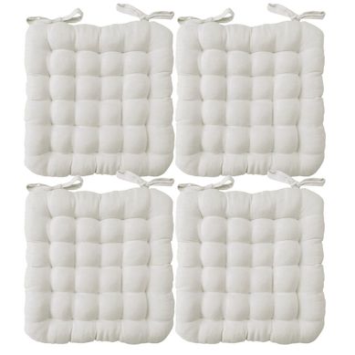 Combo com 4 Futons Suede 40x40cm Marfim