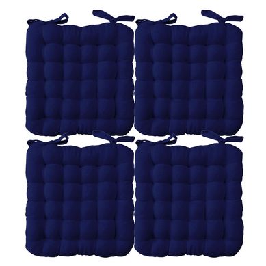 Combo com 4 Futons Suede 40x40cm Azul Marinho