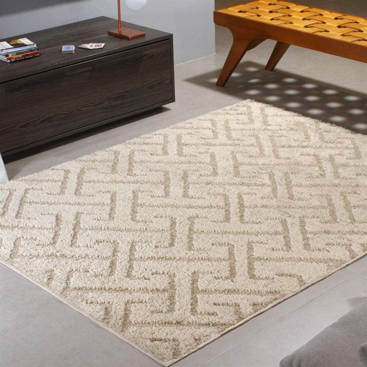 Tapete 150x200 Jazz Des 02 Pérola, marca Tapetes Oasis - Foto Principal