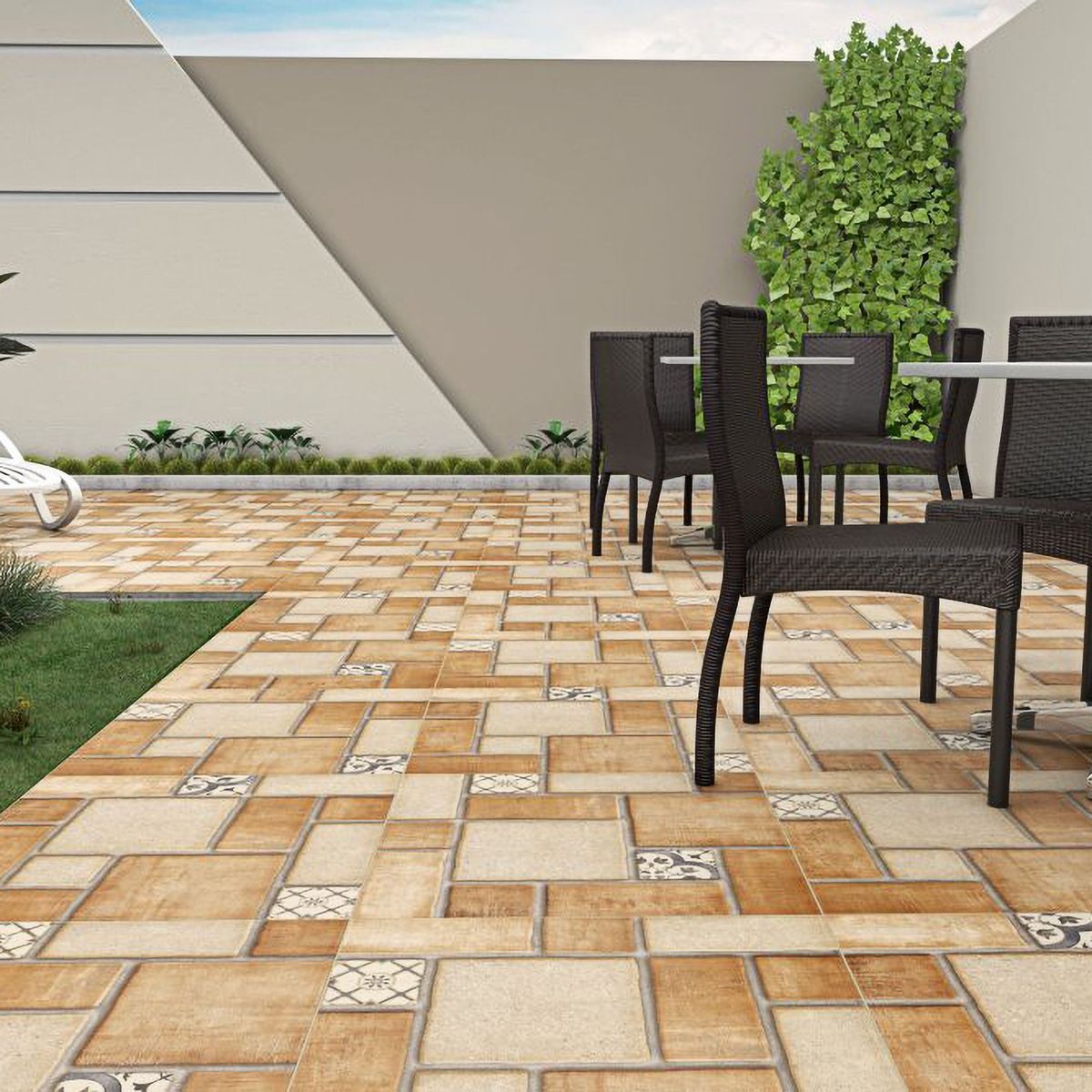 Piso ABS Bold 5757701 Externo 57x57cm Caixa 3,30m² Rochaforte, marca Rocha Forte - Foto 2