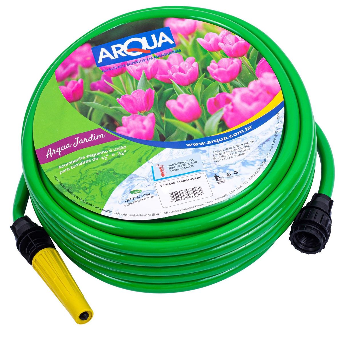 Mangueira de Jardim POP 7/16" x 1,5mm 15 Metros Arqua, marca Arqua - Foto Principal