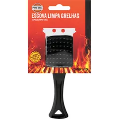 Escova Limpa Grelhas Prime Grill Preto