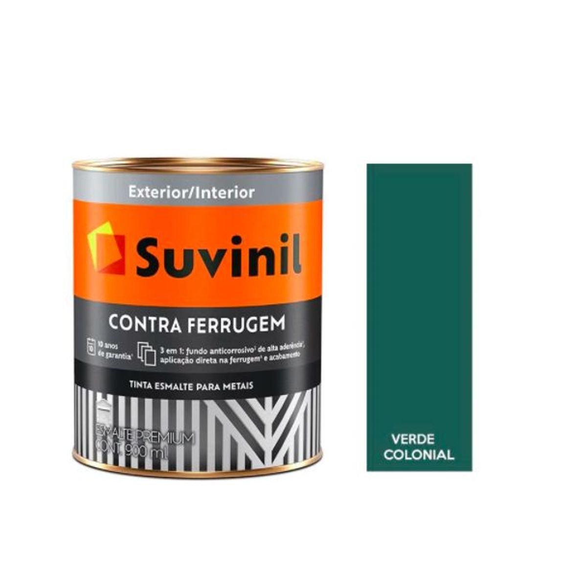 Esmalte Contra Ferrugem Brilhante, marca Suvinil - Foto Principal