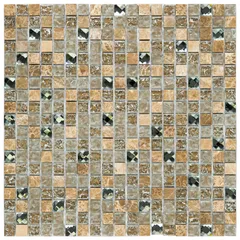 Pastilha Vidro D334 30X30 Bege Art Glass