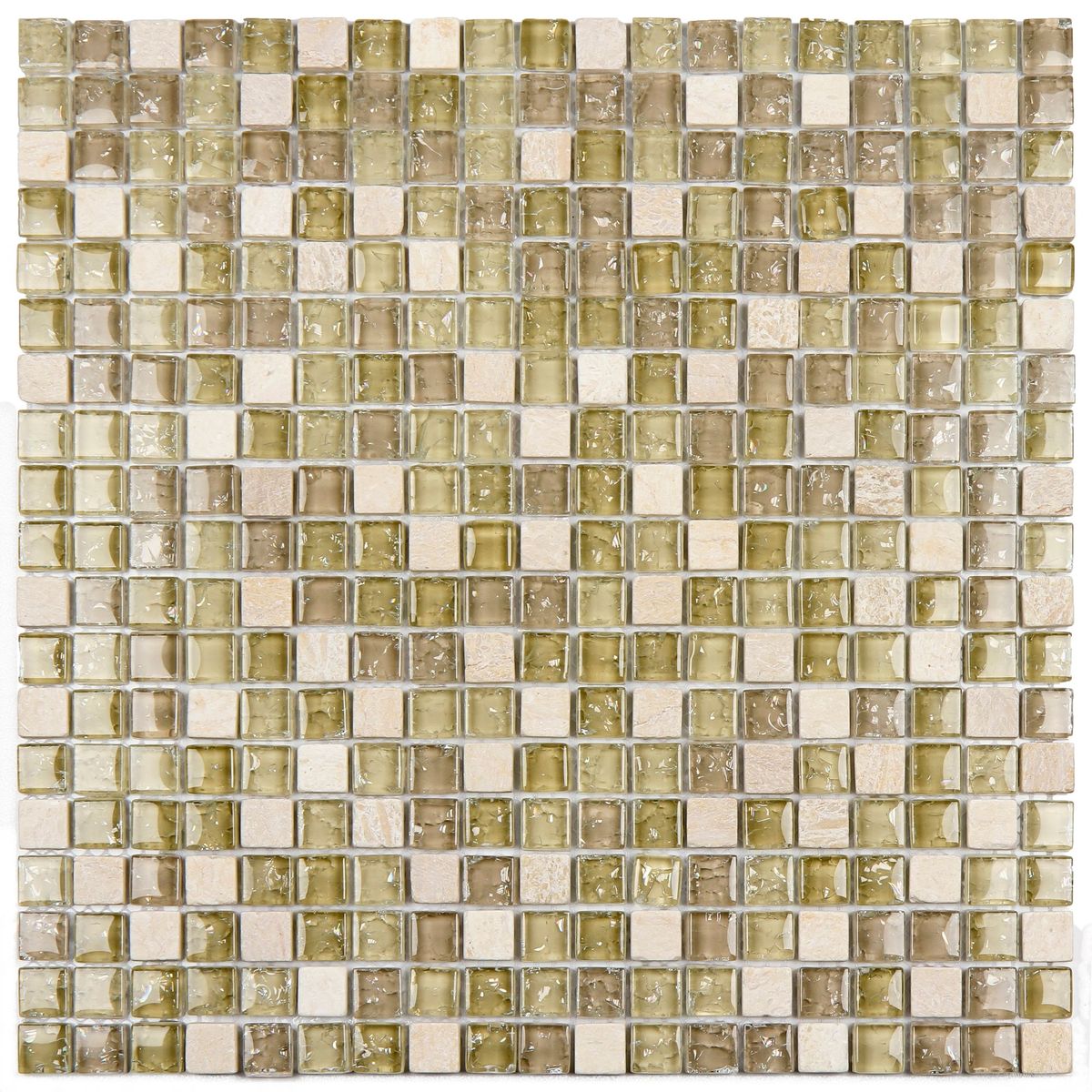 Pastilha Vidro Gs302 30X30 Creme Craq Art Glas, marca ArtGlass - Foto Principal
