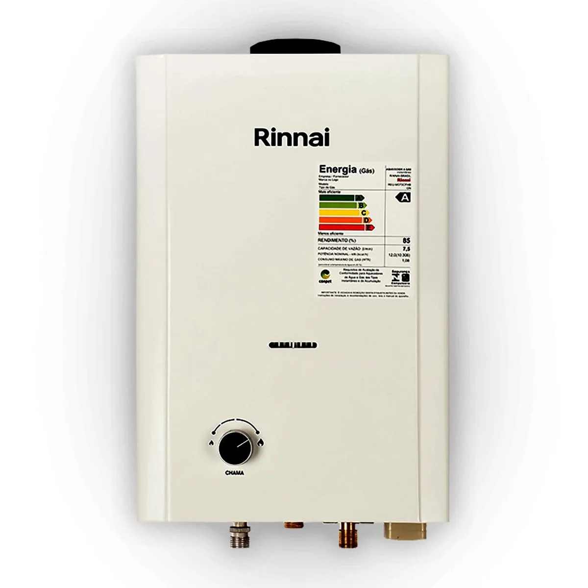 Aquecedor de Água a Gás Mecânico GLP - M07CF, marca Rinnai - Foto Principal