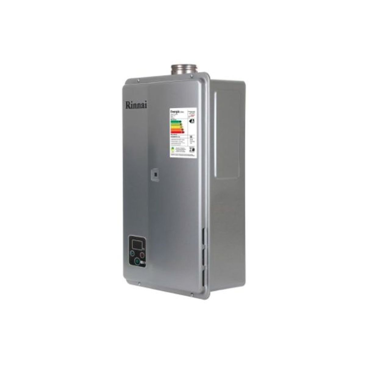 Aquecedor de Água a Gás Bivolt Eletrônico GN de 35°C à 60°C E33 Prata Rinnai, marca Rinnai - Foto Principal