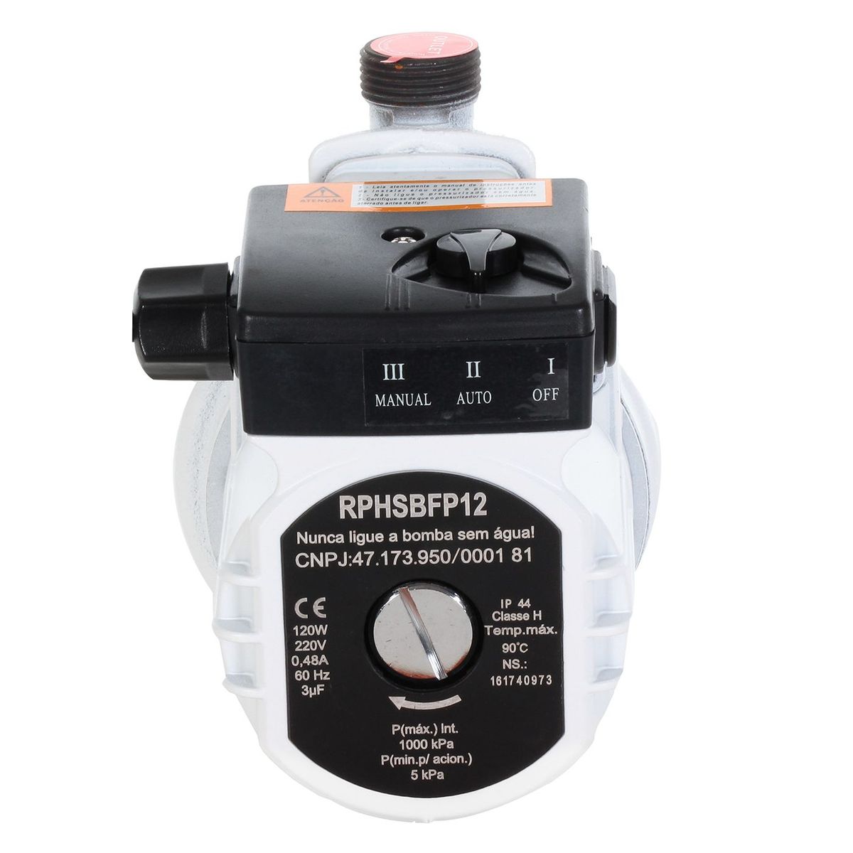 Bomba Pressurizadora RFS 120W - 220V, marca Rinnai - Foto 2
