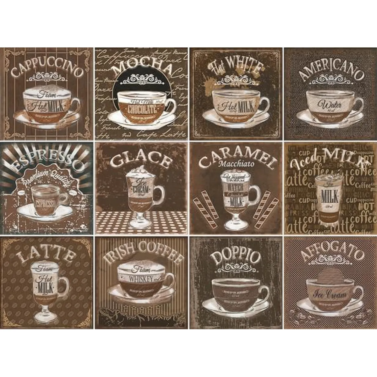 Revestimento 20x20cm Café Marrom, marca Cerâmica Gabriella - Foto Principal
