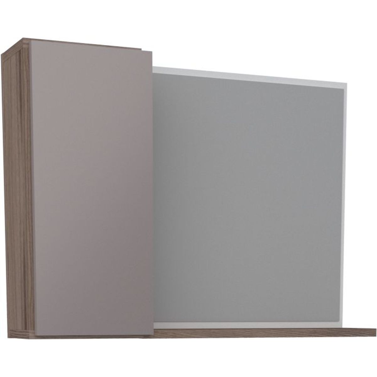Espelheira de Banheiro com Armarinho 46cm Tamarindo/nude Cozimax, marca Cozimax - Foto Principal