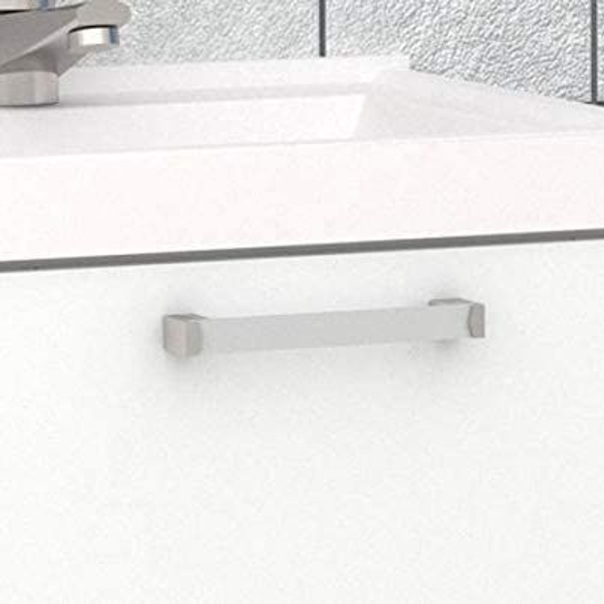 Gabinete para Banheiro com Cuba Ameixa 55cm Branco Cozimax, marca Cozimax - Foto 2