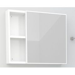 Espelheira de Banheiro em Aço Ameixa Branco Cozimax
