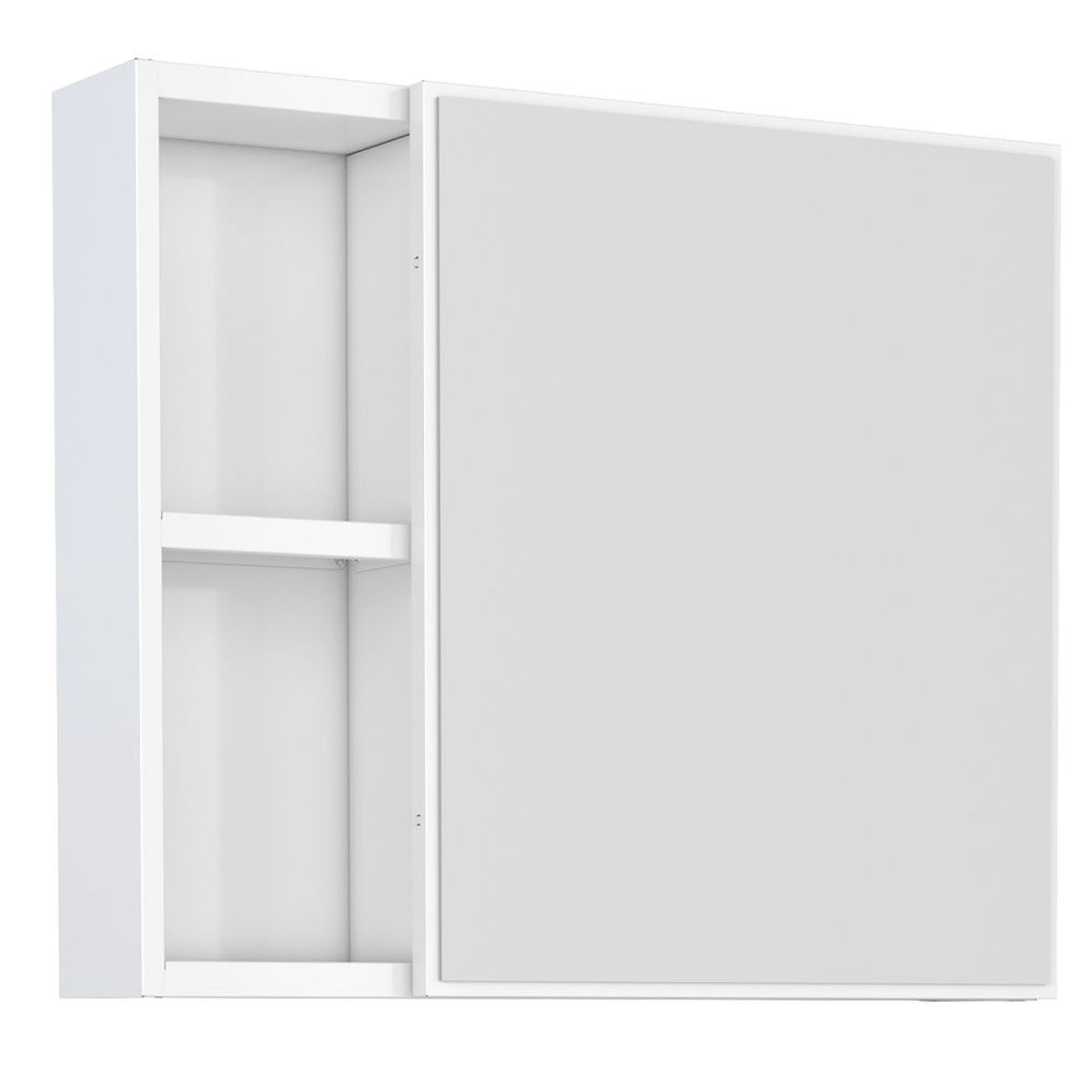 Espelheira de Banheiro em Aço Ameixa Branco Cozimax, marca Cozimax - Foto 2